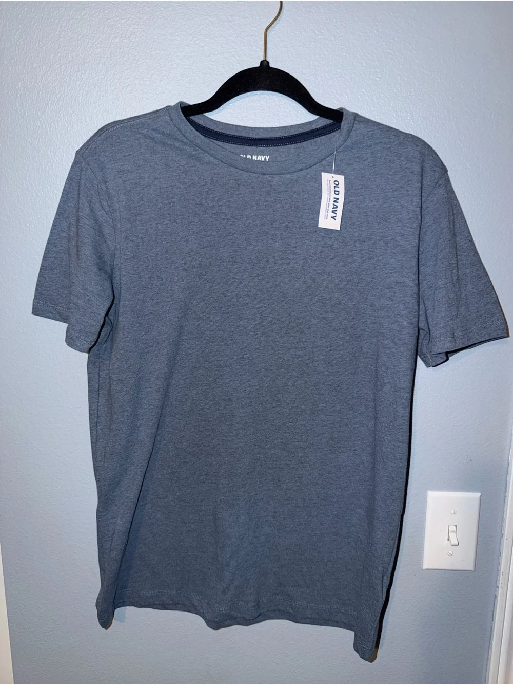 Old Navy Boy’s Slate Dirty Blue Short Sleeve Crew Tee